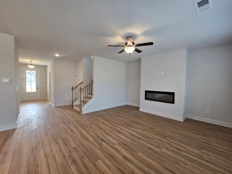 Spacious, unfurnished interior of a new home in Waters Edge, Mansfield (Image 21).