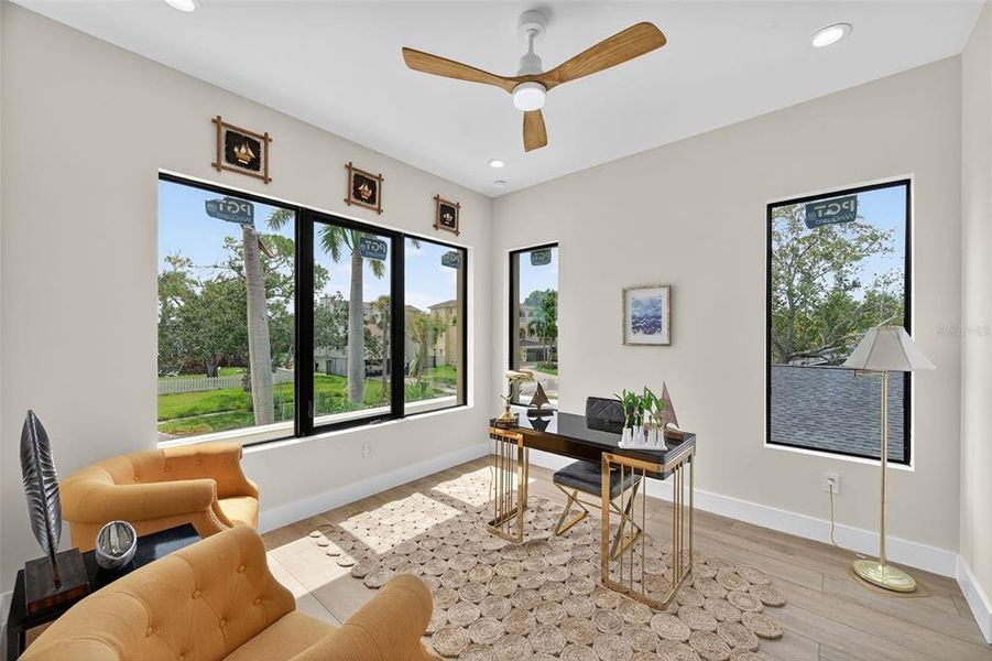 Furnished interior view inside a new home in , St. Petersburg (Image 12).