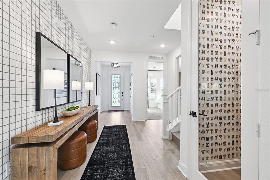 Furnished interior view inside a new home in Estates at Lake Jesup, Sanford (Image 7).