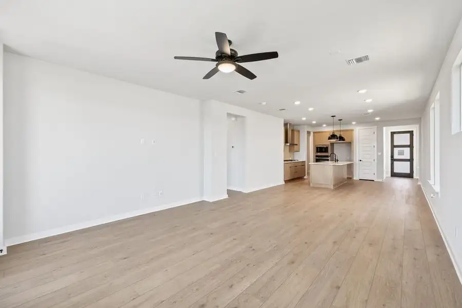 Spacious, unfurnished interior of a new home in Lariat, Liberty Hill (Image 19). Spacious, unfurnished interior of a new home in Lariat, Liberty Hill (Image 19).