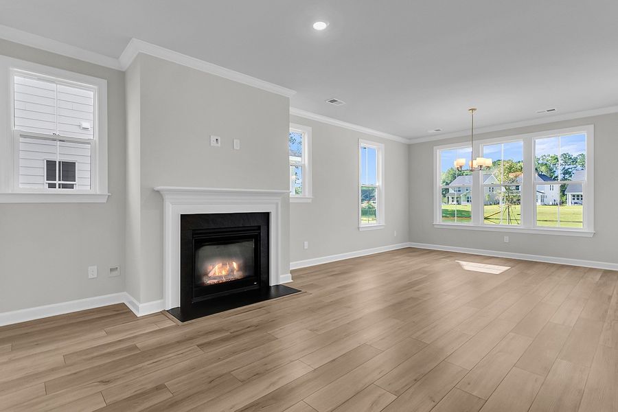 Spacious, unfurnished interior of a new home in Pineland Preserve, Summerville (Image 34). Spacious, unfurnished interior of a new home in Pineland Preserve, Summerville (Image 34).