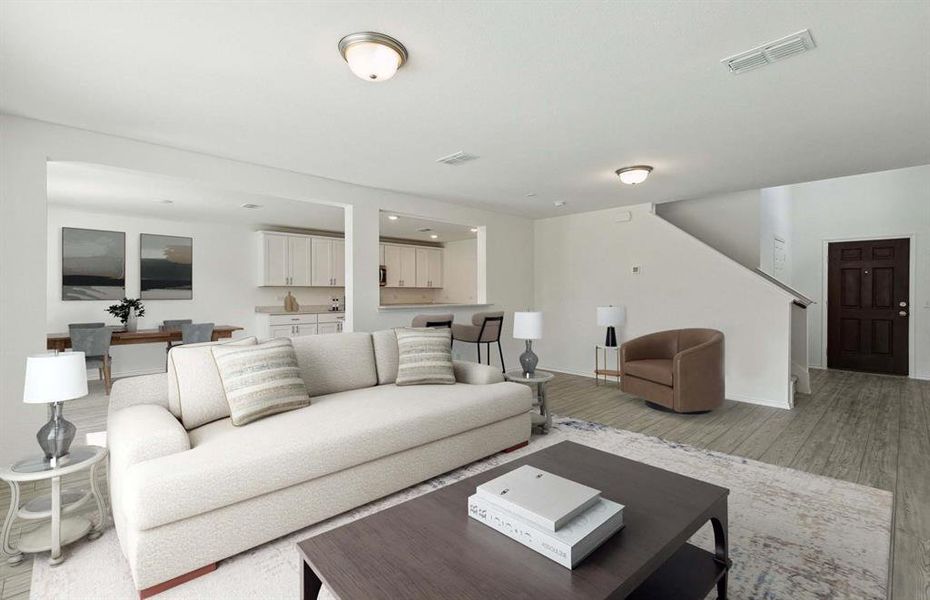 *Model Representation - Open concept throughout main living areas