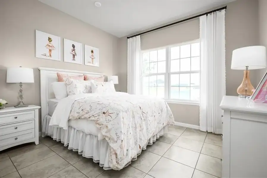 Representative furnished interior of a home built from the Adeline by Ryan Homes in Seminole Palms, Palm Coast (Image 13).