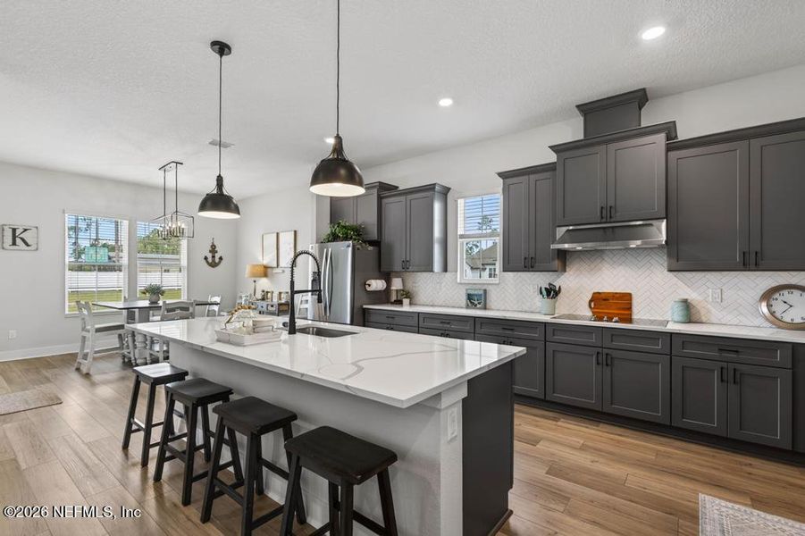 Furnished interior view inside a new home in , Hilliard (Image 53).