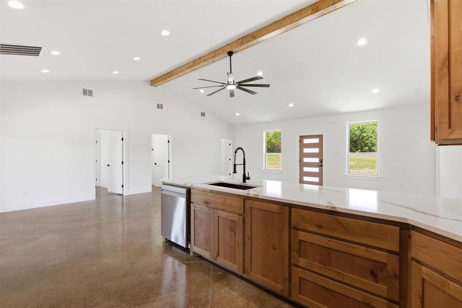 Furnished interior view inside a new home in , Whitt (Image 7).