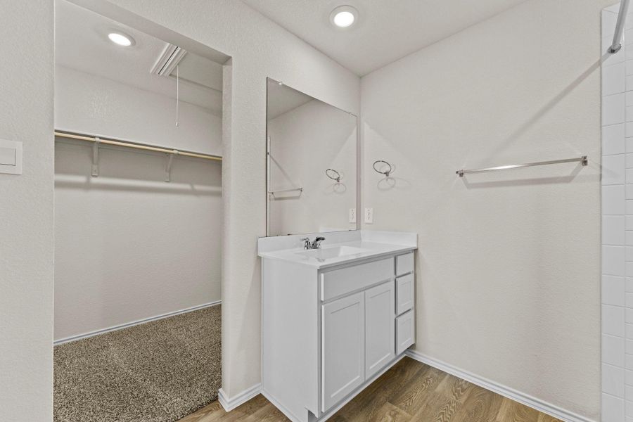 Furnished interior view inside a new home in Sunset Oaks, Maxwell (Image 9). Furnished interior view inside a new home in Sunset Oaks, Maxwell (Image 9).