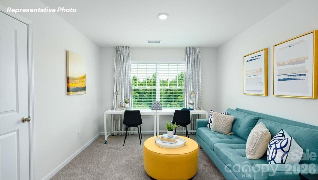 Furnished interior view inside a new home in Brandon Creek, Gastonia (Image 21).