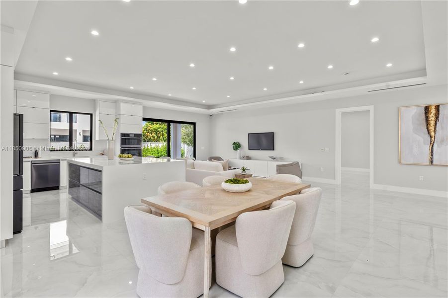 Furnished interior view inside a new home in , Miami (Image 39).