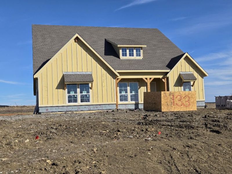 In-progress construction of a new home in Hillview Addition, Decatur, TX (Image 3).