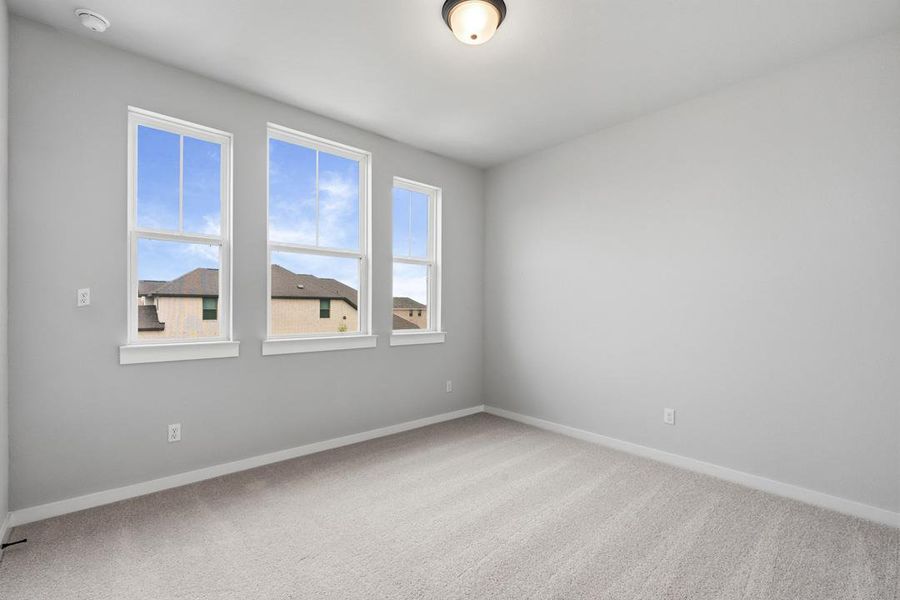 Spacious, unfurnished interior of a new home in Wolf Ranch, Georgetown (Image 31). Spacious, unfurnished interior of a new home in Wolf Ranch, Georgetown (Image 31).