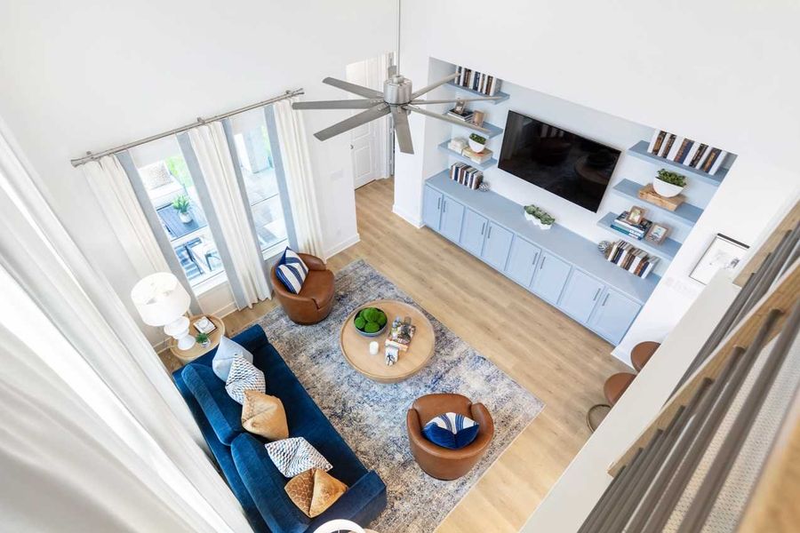 Representative Family Room - some options shown Representative Family Room - some options shown