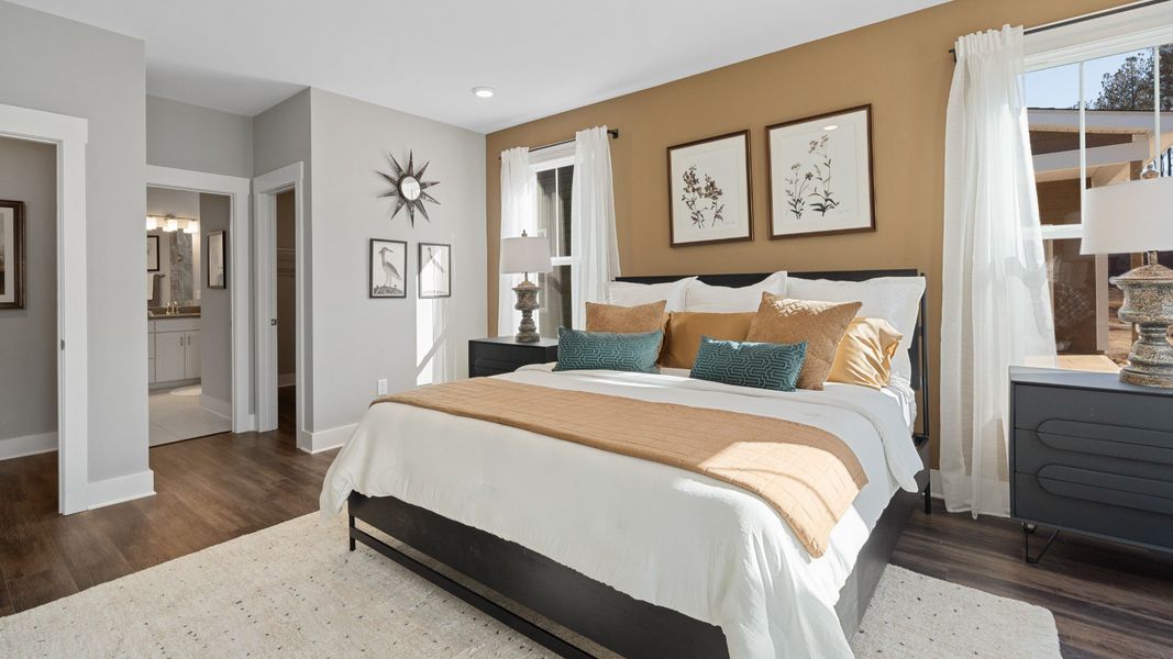 Furnished interior view inside a new home in Mulberry Estates, Simpsonville (Image 12).