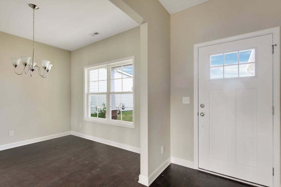 Representative unfurnished interior of a home built from the Clayton by Caviness & Cates Communities in Bartlett Manor, Youngsville (Image 101).