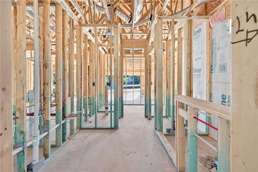 In-progress construction of a new home in , Athens, GA (Image 13).