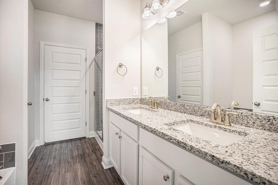 Furnished interior view inside a new home in Bayou Maison, Dickinson (Image 3).