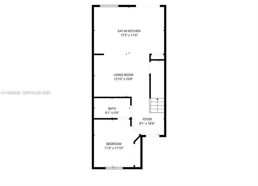 2D floor plan layout of this home in , Homestead, FL (Image 6).