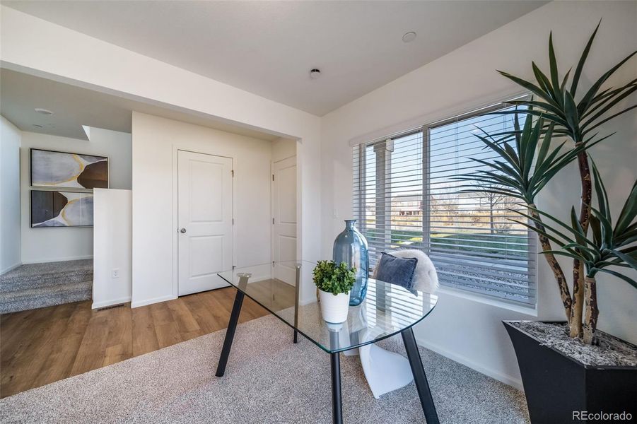 Furnished interior view inside a new home in , Commerce City (Image 34).