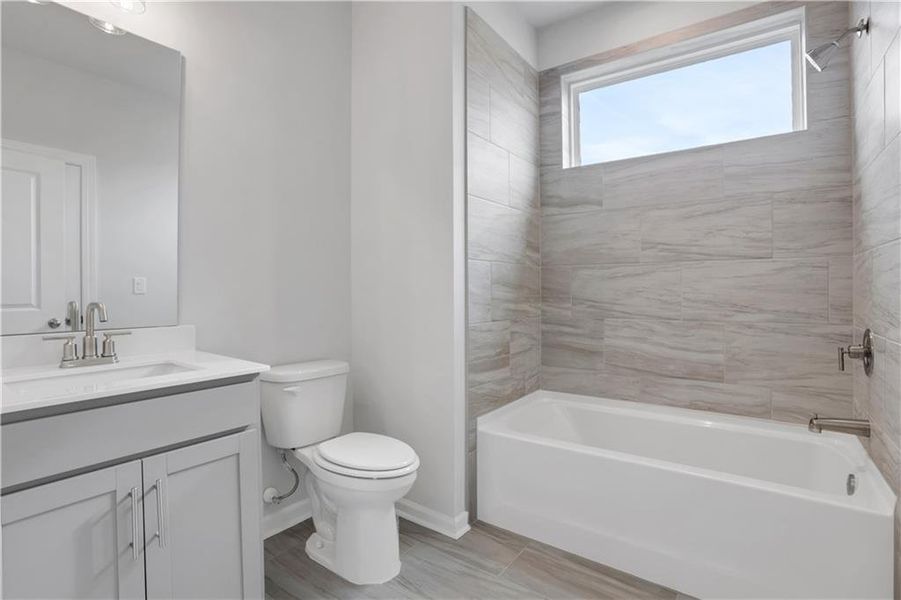Furnished interior view inside a new home in Acacia, Cumming (Image 6).