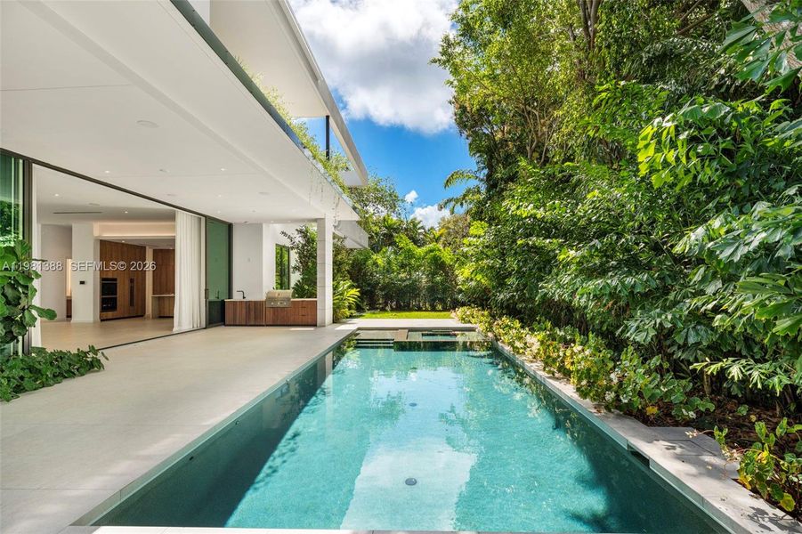 Exterior details and patio area of a home in , Miami (Image 29). Exterior details and patio area of a home in , Miami (Image 29).