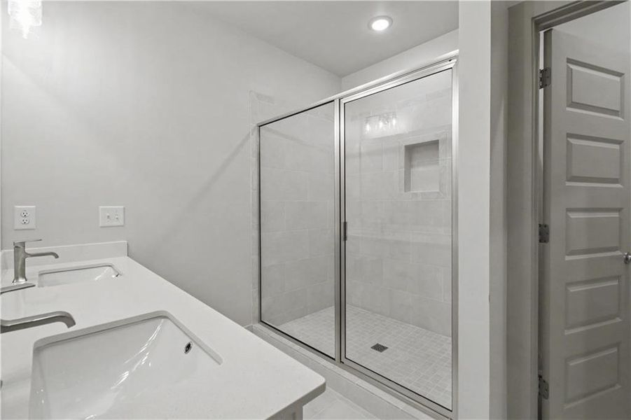 Furnished interior view inside a new home in , Norcross (Image 9). Furnished interior view inside a new home in , Norcross (Image 9).