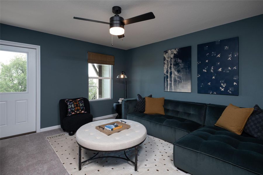 Furnished interior view inside a new home in Covered Bridge, Hutto (Image 8).