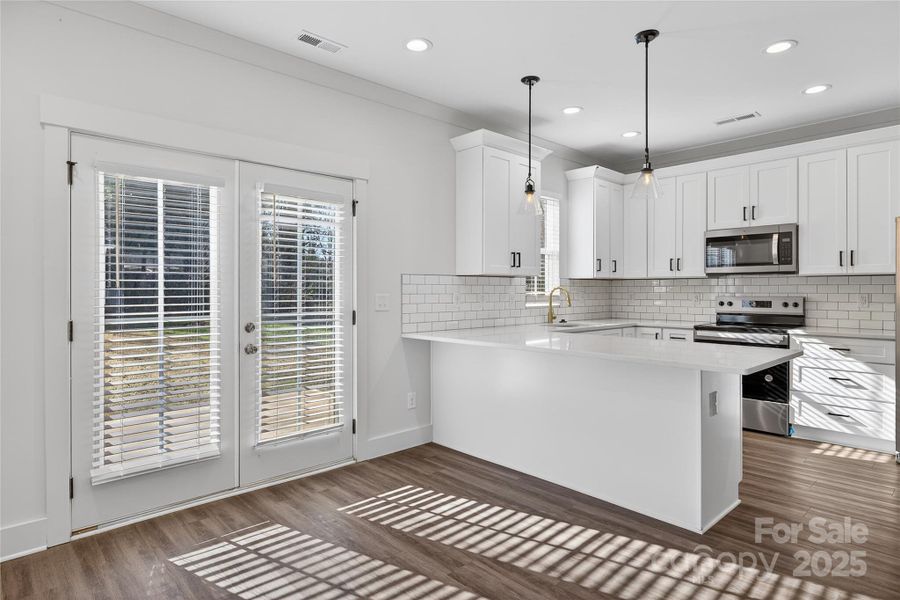 Furnished interior view inside a new home in , Charlotte (Image 8).