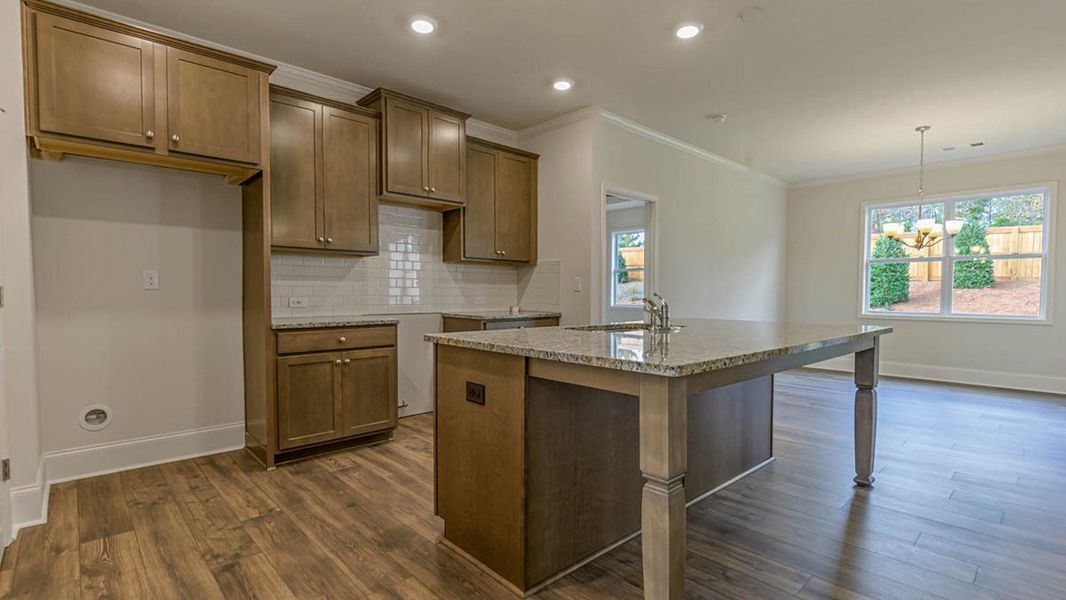 Representative furnished interior of a home built from the ACADIA by D.R. Horton in Hamptons at Riverwood South, Dallas (Image 7).