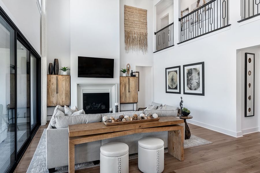 Furnished interior view inside a new home in Parkside on the River, Georgetown (Image 7).