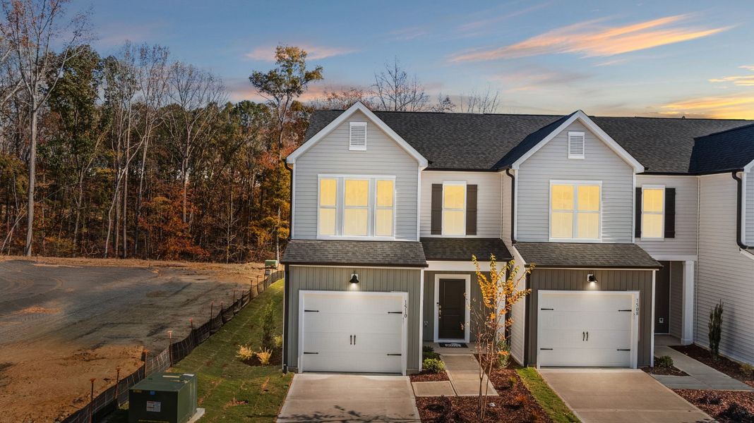 Front exterior of a new home in Flemingfield, Greensboro, NC, highlighting curb appeal (Image 16). Front exterior of a new home in Flemingfield, Greensboro, NC, highlighting curb appeal (Image 16).