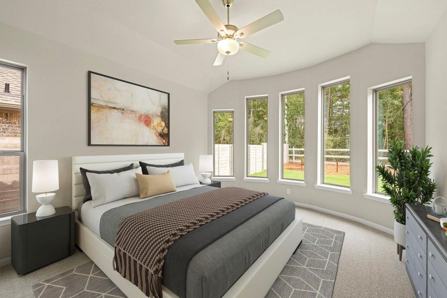 Furnished interior view inside a new home in Two Step Farm, Montgomery (Image 9).