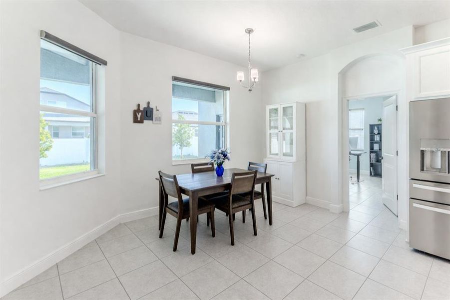 Furnished interior view inside a new home in Whiting Estates, Spring Hill (Image 37).