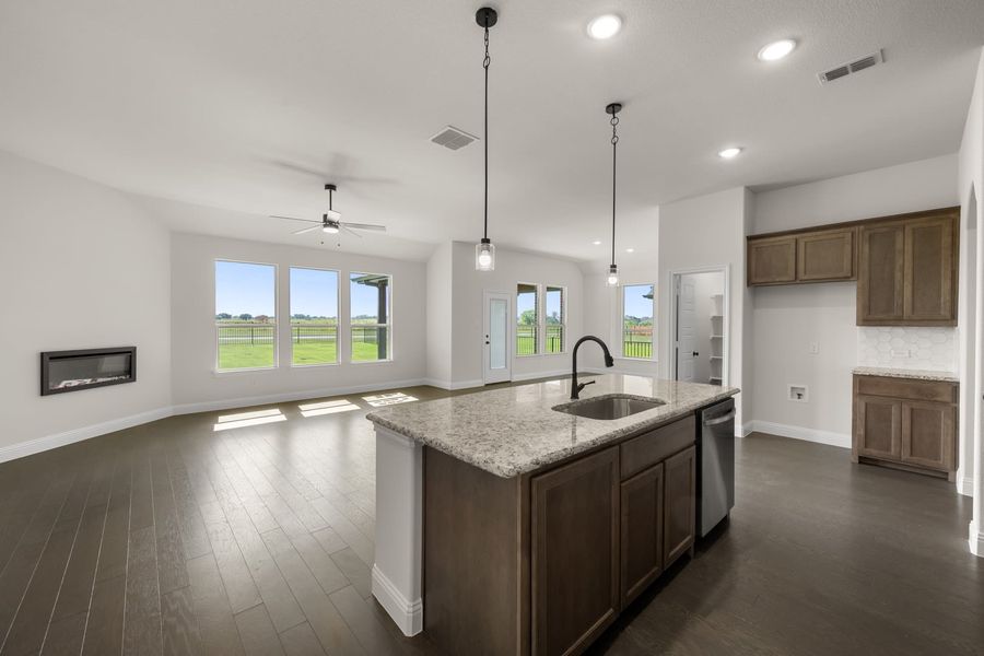 Furnished interior view inside a new home in Abe’s Landing, Granbury (Image 9). Furnished interior view inside a new home in Abe’s Landing, Granbury (Image 9).