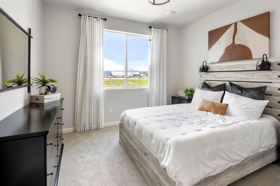 Representative furnished interior of a home built from the 3 by Tri Pointe Homes in Sugar Mill Village, Longmont (Image 16).