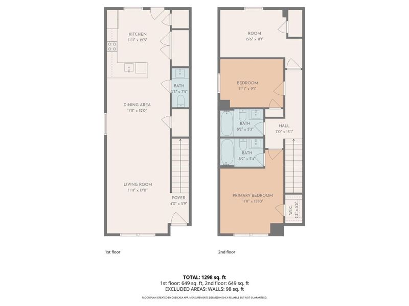 2D floor plan layout of this home in , Hickory, NC (Image 4).