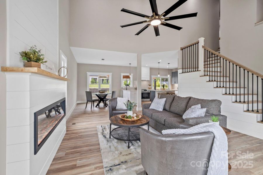 Furnished interior view inside a new home in , Asheville (Image 30).