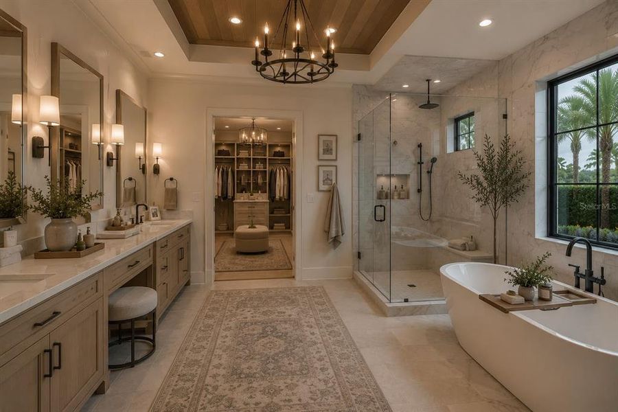 Furnished interior view inside a new home in , Lithia (Image 11).