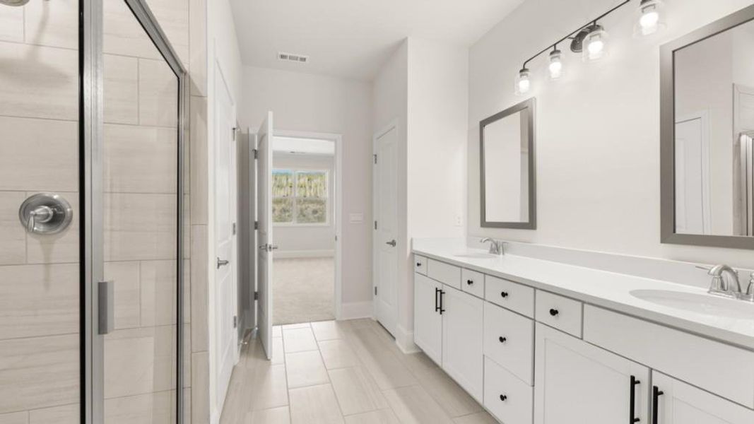 Furnished interior view inside a new home in Hamptons at Riverwood North, Dallas (Image 10).