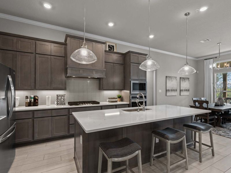 Representative furnished interior of a home built from the The Garner A by Davidson Homes LLC in The Reserve at Potranco Oaks, Castroville (Image 14).