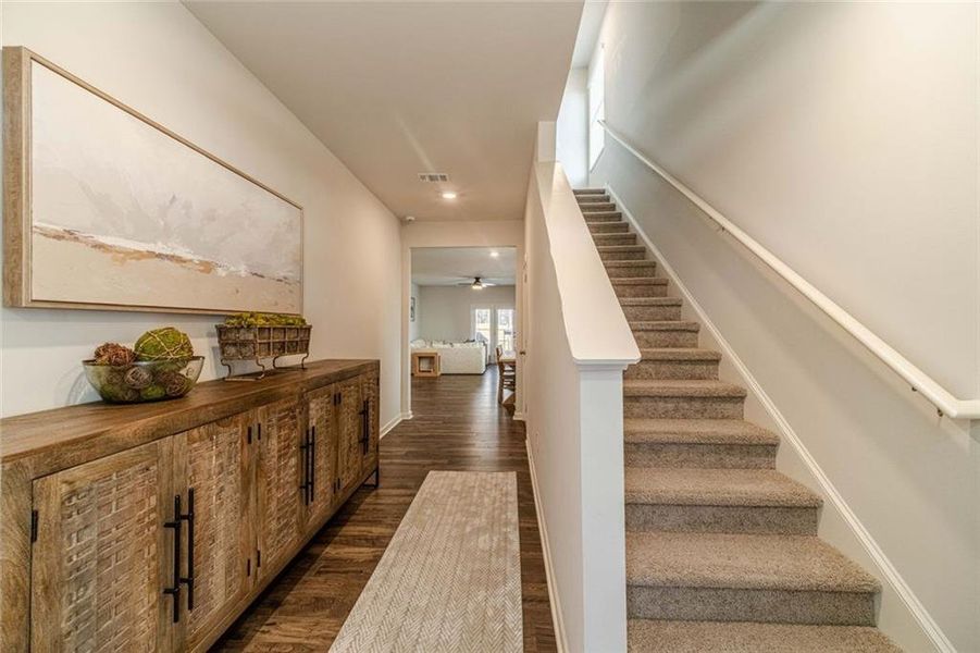 Furnished interior view inside a new home in , Dawsonville (Image 13).