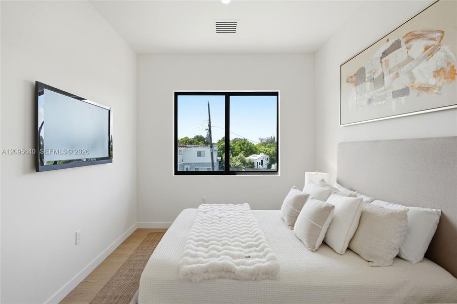 Furnished interior view inside a new home in , Miami (Image 11).