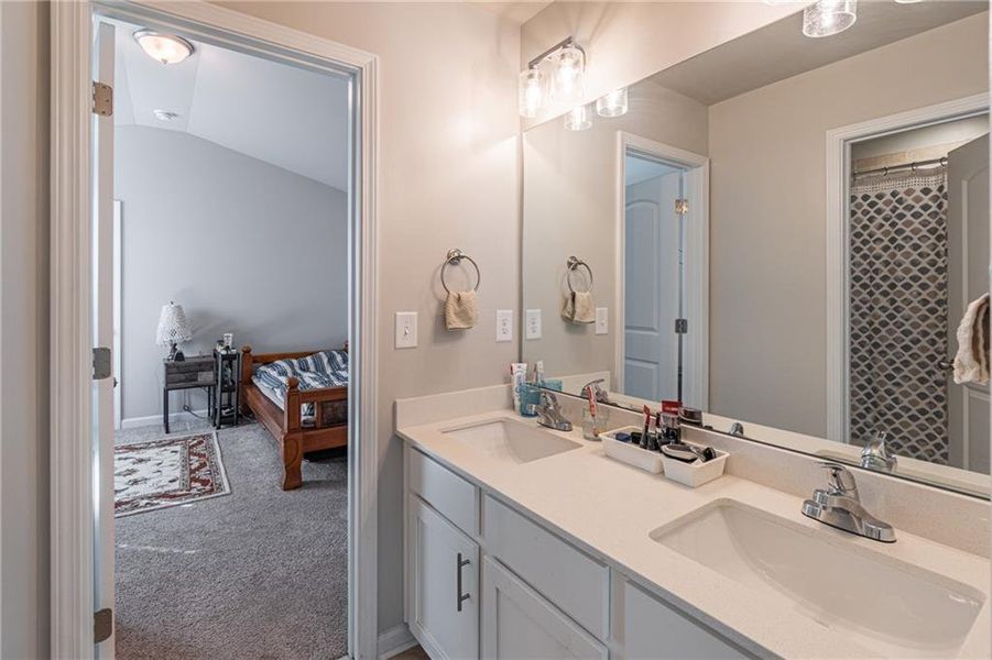 Furnished interior view inside a new home in Enclave at Brookside Crossing, Auburn (Image 38).