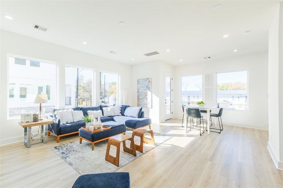 Furnished interior view inside a new home in , Houston (Image 23). Furnished interior view inside a new home in , Houston (Image 23).