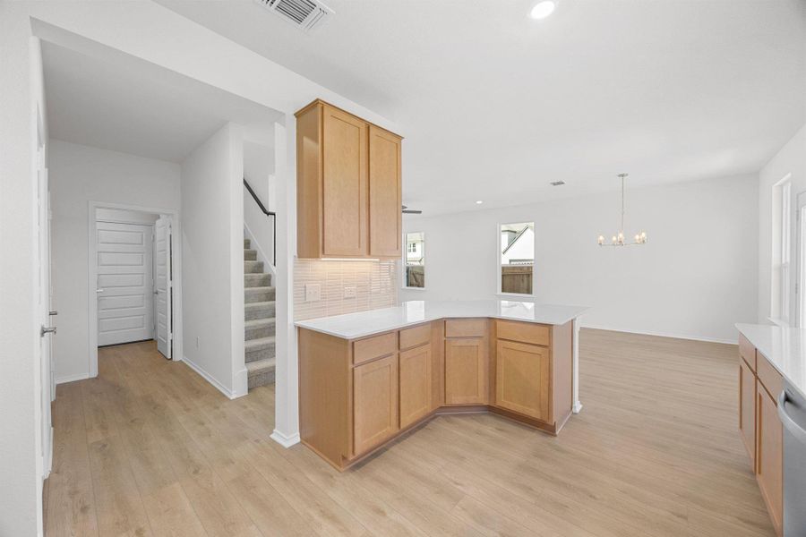 Furnished interior view inside a new home in Retreat at San Gabriel, Georgetown (Image 5).