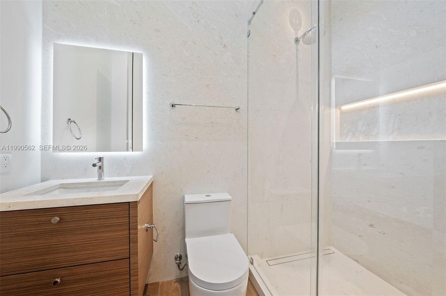 Furnished interior view inside a new home in , Coral Gables (Image 31).