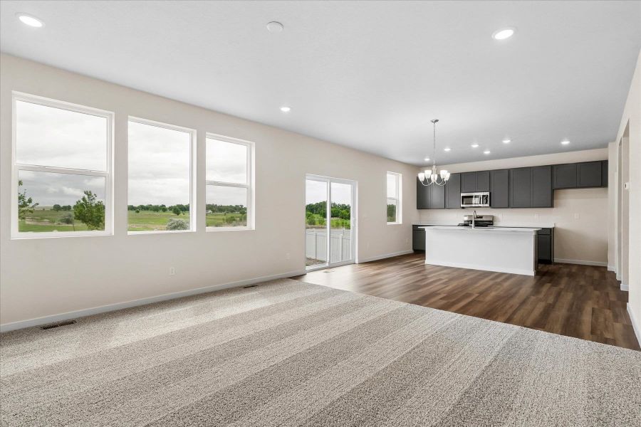 Spacious, unfurnished interior of a new home in Aspen Ranch, Fountain (Image 18). Spacious, unfurnished interior of a new home in Aspen Ranch, Fountain (Image 18).