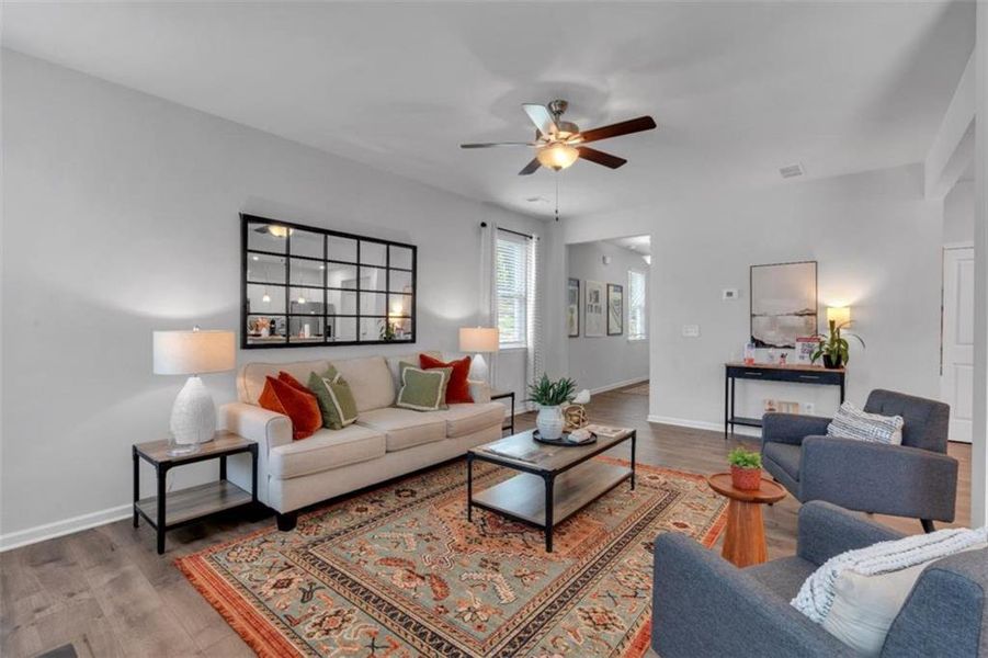 Furnished interior view inside a new home in Park Center Pointe, Austell (Image 19).