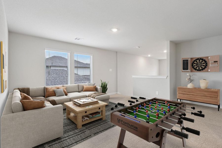 Photo is not of the actual home, but is an inspirational photo of builder’s model home and may depict options, furnishings, and/or decorator features that are not included