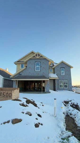 In-progress construction of a new home in Liberty Pointe, Gainesville, TX (Image 4).