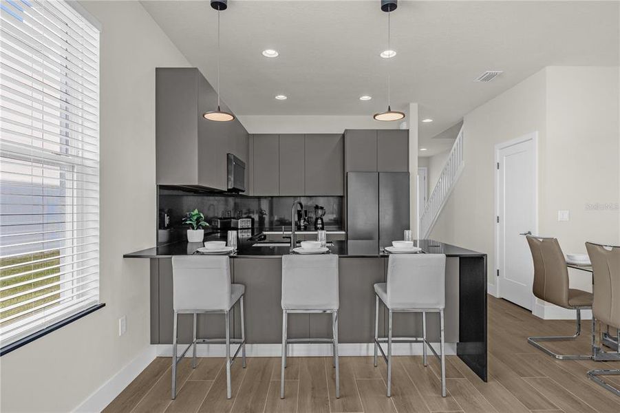 Furnished interior view inside a new home in , Clermont (Image 38).