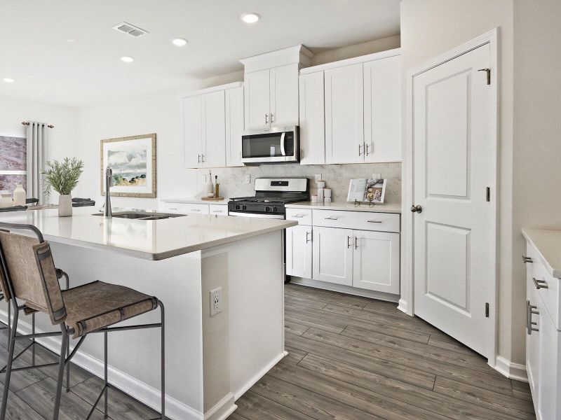 Furnished interior view inside a new home in The Coves at Lakes of Cane Bay II, Summerville (Image 3).